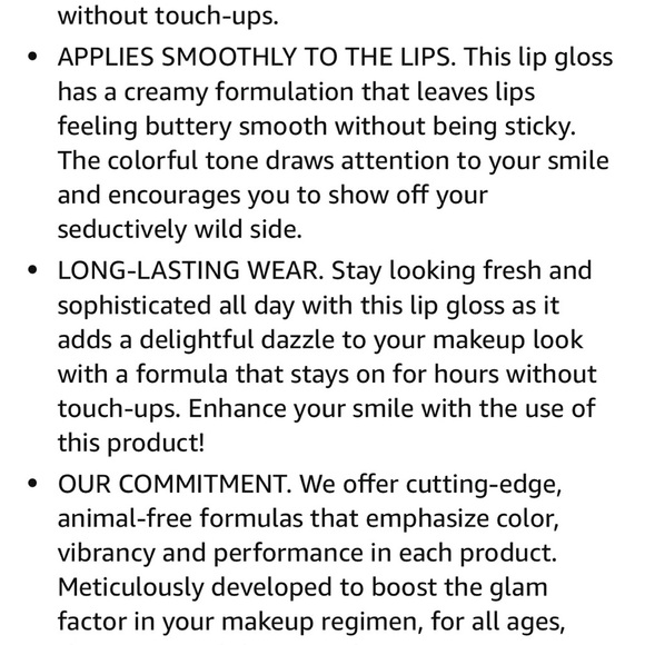 BNIB GERARD COSMETICS Lip Gloss - Coral Craze - Picture 3 of 8